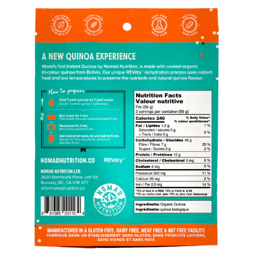 Instant Quinoa by Nomad Nutrition - Image 3