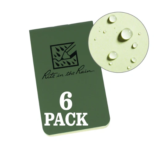On-The-Go Pocket Notebooks (6-pack) by Rite in the Rain