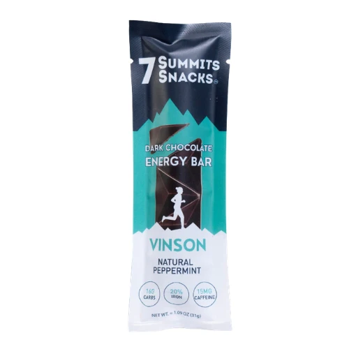 Vinson Dark Chocolate Endurance Bar with Mint by 7 Summits Snacks